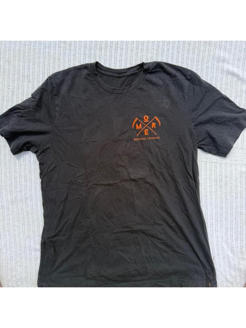 Omer Brewing Company Black Graphic T-Shirt